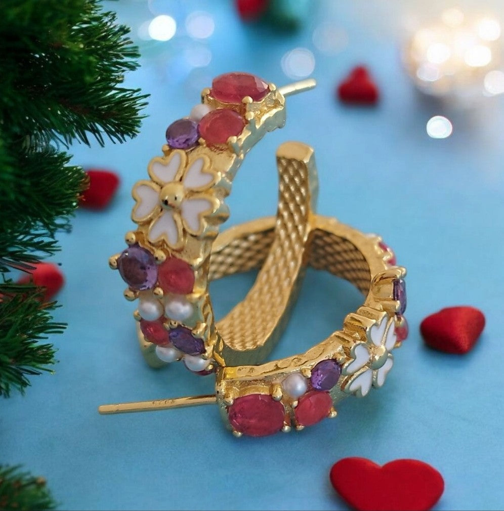 creoler med blomster