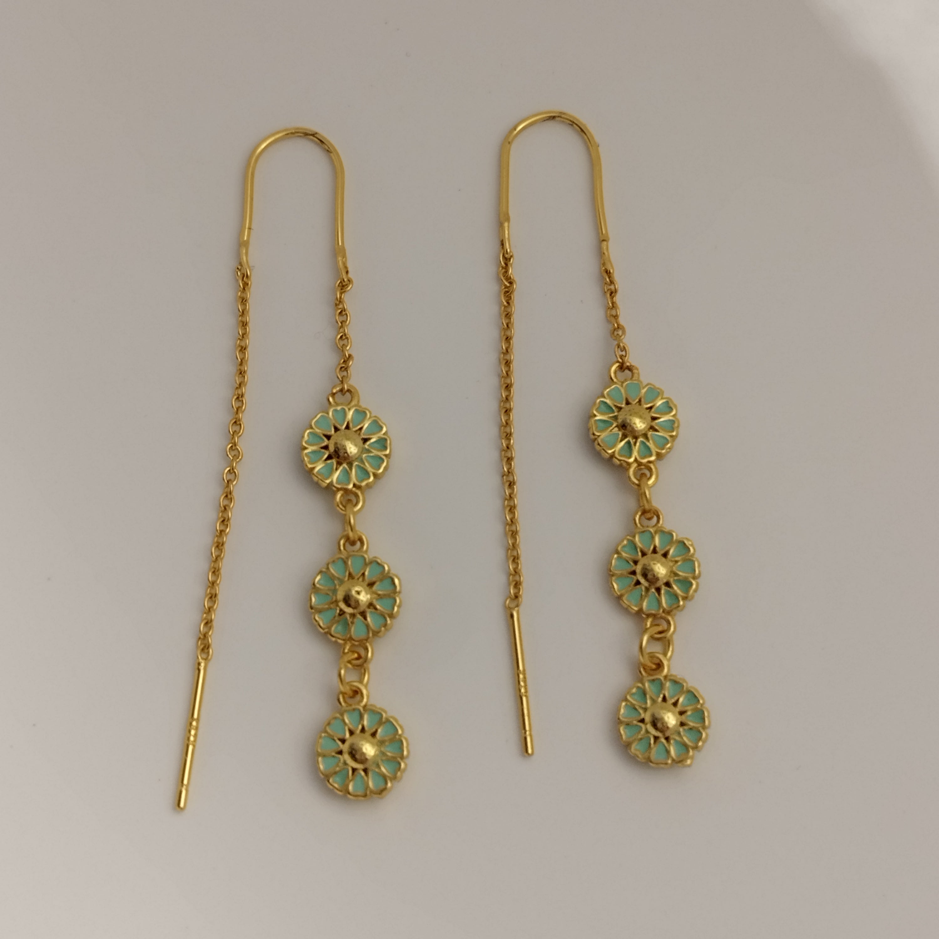 18k-gold-heart-earrings-grøn-enamel-4