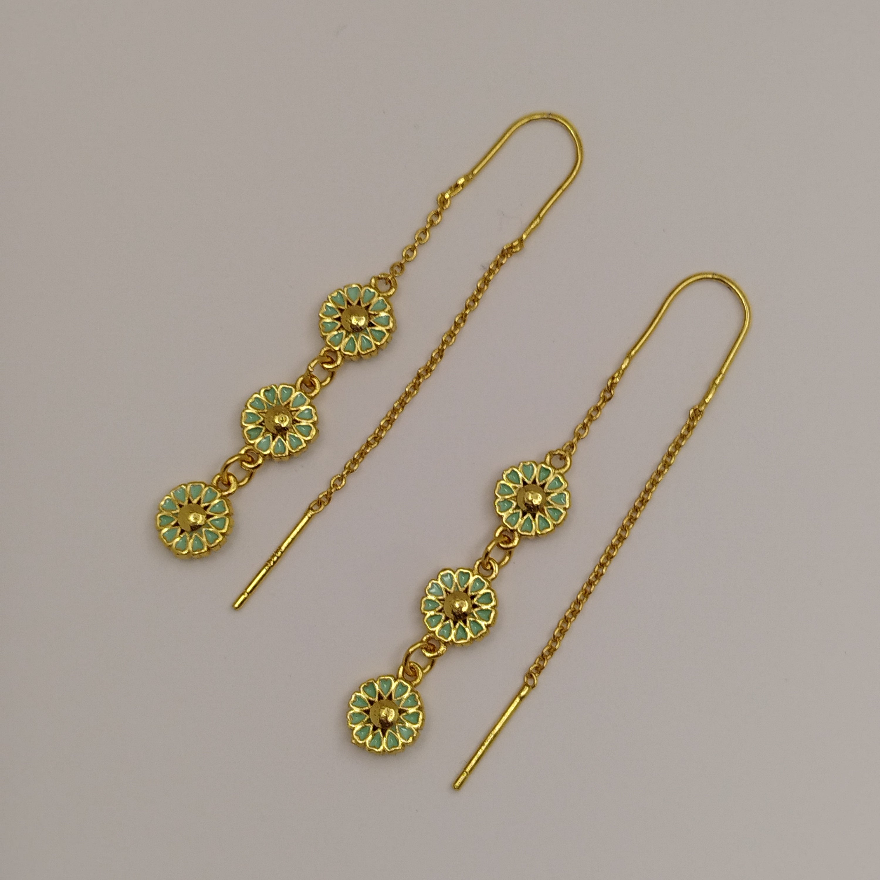 18k-gold-heart-earrings-grøn-enamel-13