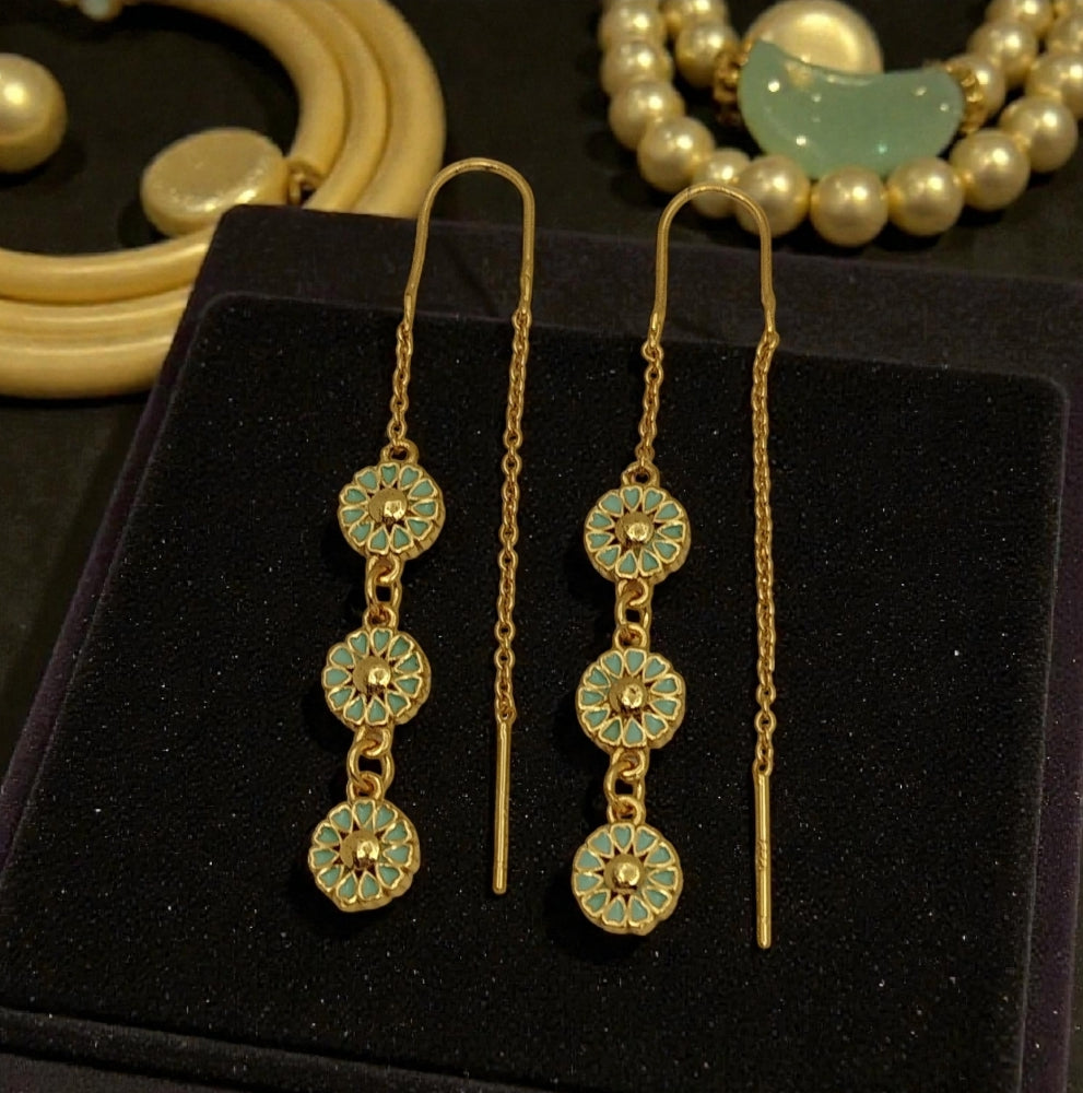 18k-gold-heart-earrings-grøn-enamel-15