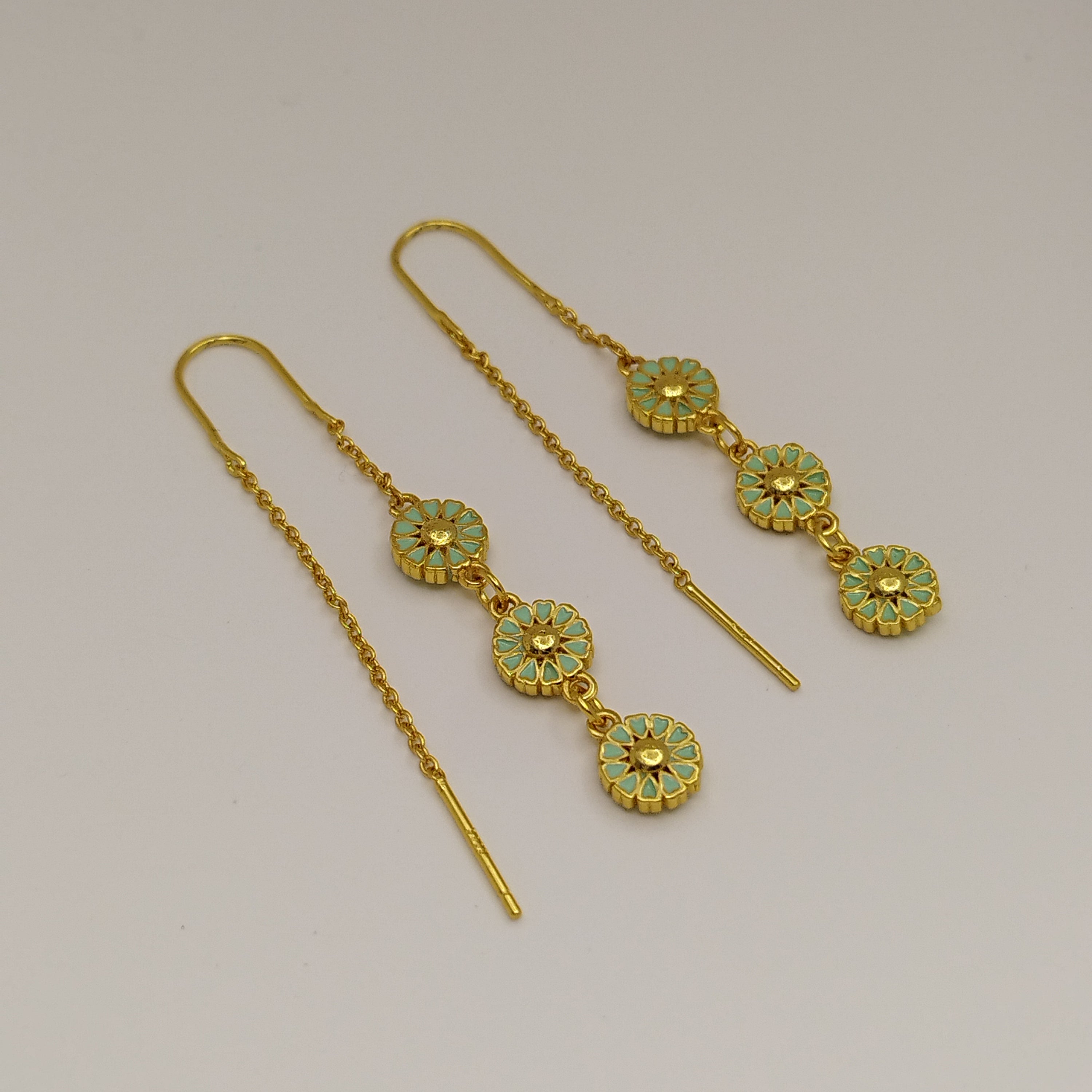 18k-gold-heart-earrings-grøn-enamel-6